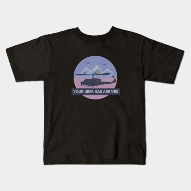 UH-1N Huey Helicopter Kids T-Shirt by NorseTech